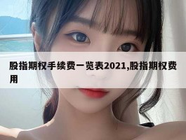 股指期权手续费一览表2021,股指期权费用