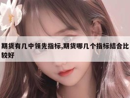 期货有几中领先指标,期货哪几个指标结合比较好