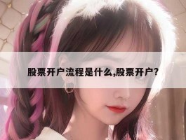 股票开户流程是什么,股票开户?