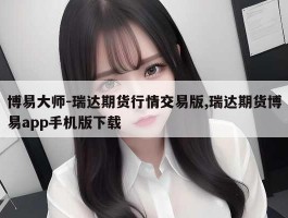 博易大师-瑞达期货行情交易版,瑞达期货博易app手机版下载