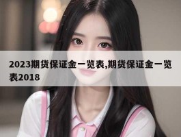 2023期货保证金一览表,期货保证金一览表2018