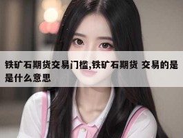 铁矿石期货交易门槛,铁矿石期货 交易的是是什么意思