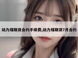 动力煤期货合约手续费,动力煤期货7月合约