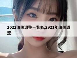 2022油价调整一览表,2921年油价调整