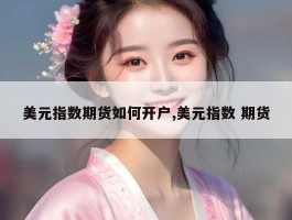 美元指数期货如何开户,美元指数 期货
