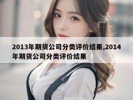 2013年期货公司分类评价结果,2014年期货公司分类评价结果