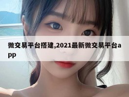 微交易平台搭建,2021最新微交易平台app