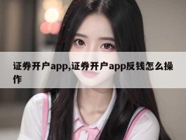 证券开户app,证券开户app反钱怎么操作