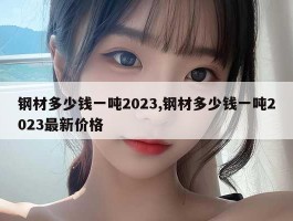 钢材多少钱一吨2023,钢材多少钱一吨2023最新价格