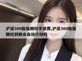 沪深300股指期权手续费,沪深300股指期权到期会自动行权吗