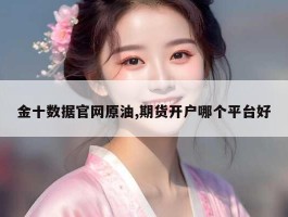 金十数据官网原油,期货开户哪个平台好