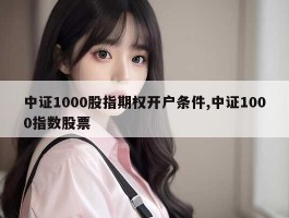 中证1000股指期权开户条件,中证1000指数股票