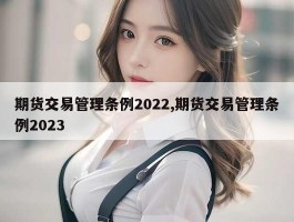 期货交易管理条例2022,期货交易管理条例2023