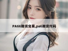 PA66期货交易,pa6期货代码