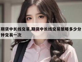 期货中长线交易,期货中长线交易策略多少分钟交易一次