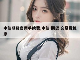 中信期货官网手续费,中信 期货 交易费优惠