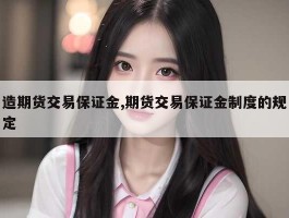 造期货交易保证金,期货交易保证金制度的规定